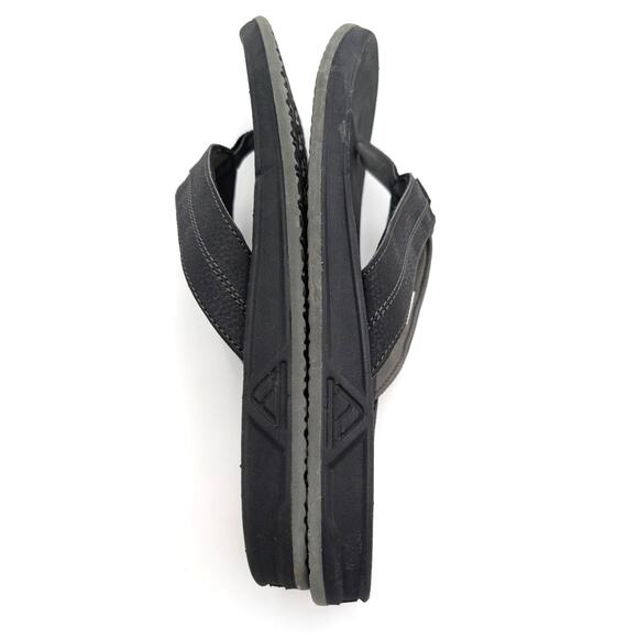 Reef Element TQT Flip Flop Thong Sandals Slip-On Men's Black Size US14 EU47 - Picture 11 of 12